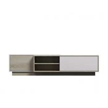 Cama szafka TV SIGMA1 180 dąb dąb sonoma/biały połysk