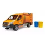 BRUDER model pojazdu MB Sprinter śmieciarka komunalna BR-02682, replika zabawkowa w skali