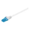 Goobay CAT 6a U/UTP CU 1m biały