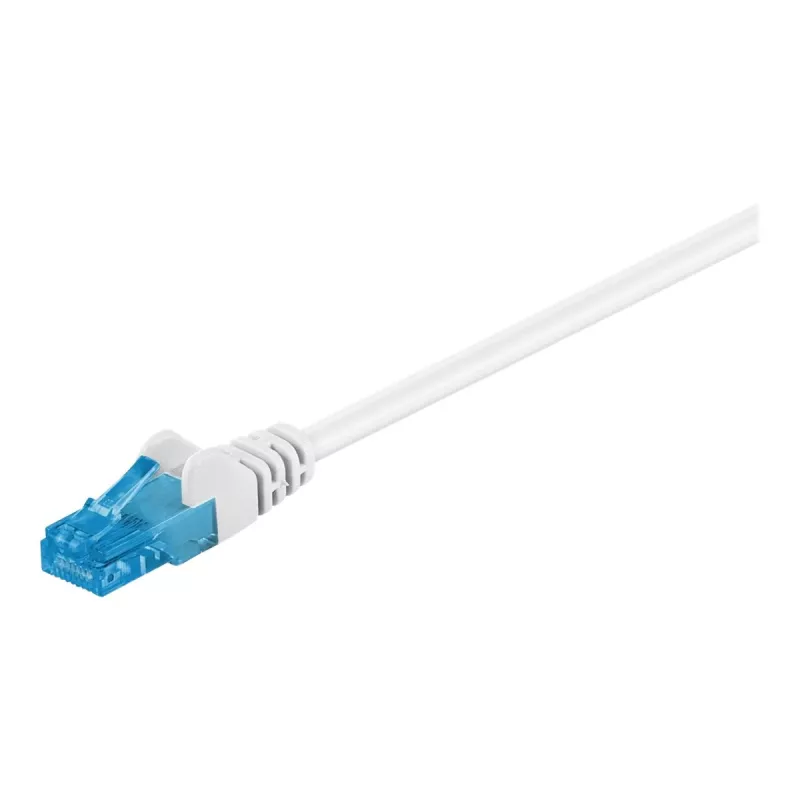 Goobay CAT 6a U/UTP CU 1m biały