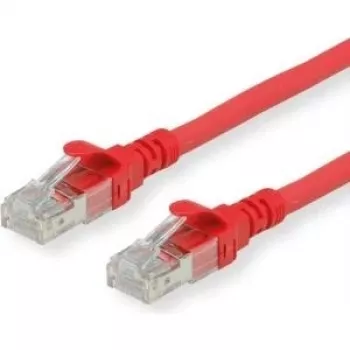 ROLINE - kabel krosowy - RJ-45 (M) do RJ-45 (M) - 5 m - UTP - CAT 6 - bezhalogenowy, formowany, linka - czerwony (21.15.2515)