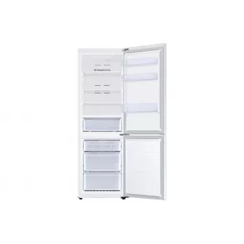 Lodówka Samsung RB34C670EWW/EF, wysokość 185,3 cm, 344 l, klasa energetyczna E, zamrażarka 114 l, chłodziarka 230 l