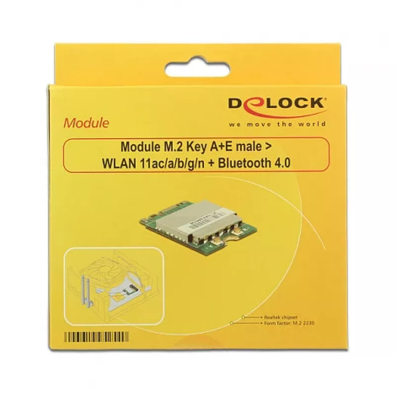 Karta sieciowa DeLOCK 95254 WLAN Bluetooth 433,3 Mbit/s