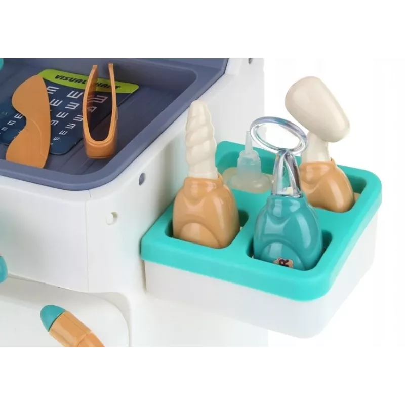 Extralink Toys interaktywny zestaw lekarski, duży wózek medyczny zabawka