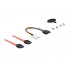 DeLOCK 5,25 Mobilna kieszeń na 1 x 2,5 + 1 x 3,5 SATA HDD + 2 x porty USB3.0 - mobilna kieszeń na dysk - 6,4 cm, 8,9 cm (2.5, 8,90cm (3.5)) (47209)