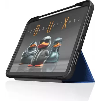 STM Dux Ultra Case | Apple iPad 11 (2025) / iPad 10,9 (2022) | Niebieski/przezroczysty | STM-222-486KX-03 (STM-222-486KX-03)