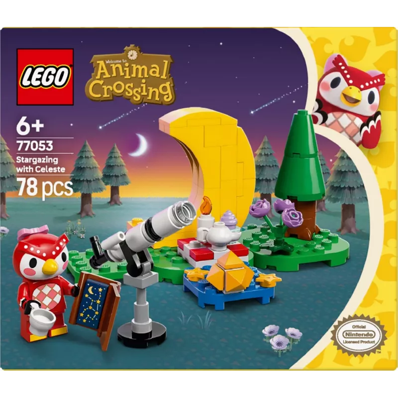 Zabawka konstrukcyjna LEGO Animal Crossing Obserwacja gwiazd z Eufemią zestaw 77053