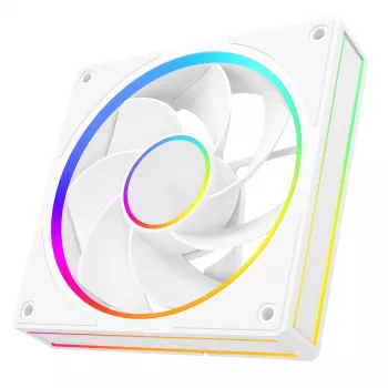 Wentylator obudowy MODECOM VOLCANO LOOP 120 ARGB Reverse Fan biały 120 mm, PWM, 400–1400 RPM