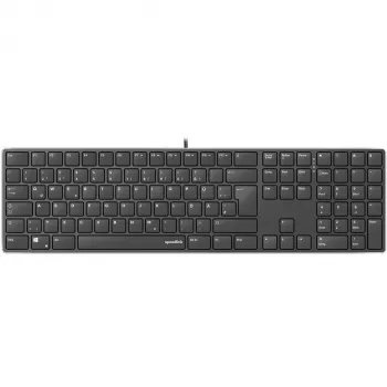 klawiatura SPEEDLINK SL-640010-BK USB German Czarny Pełnowymiarowy 110 klawiszy