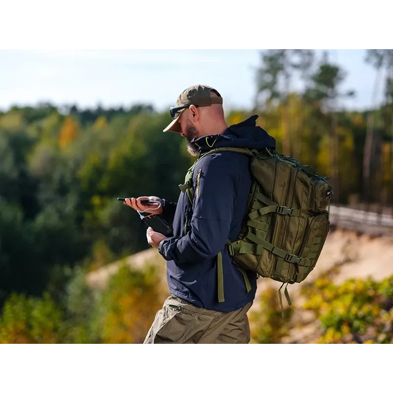 Ładowarka przenośna TRACER EnerGen 20000 mAh, Power Delivery 20W, wejście USB-C, 2 wyjścia USB-A, obsługa 3 urządzeń, pomarańczowa