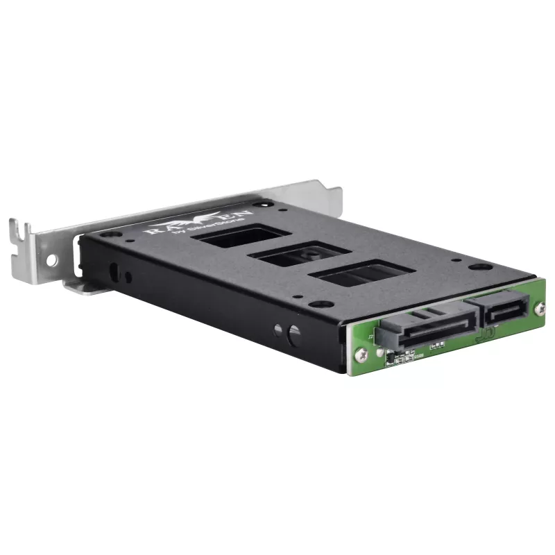 Wewnętrzna kieszeń na dysk twardy SILVERSTONE SST-EXB02 w slot PCI na dysk 2,5 cala