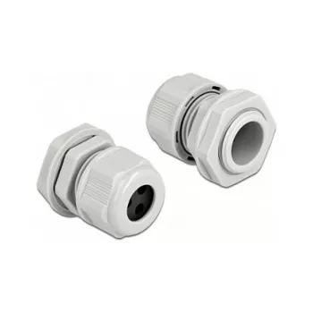 Dławik kablowy DeLOCK 60376 Szary Plastik 2 szt.