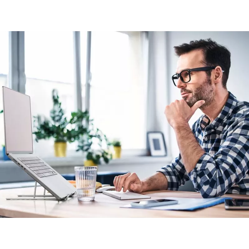 Pasywny uchwyt Durable 505123 Laptop Srebrny Do użytku wewnętrznego