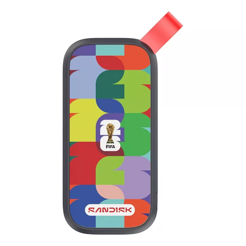 SanDisk - FIFA World Cup 2026 Edition - SSD - 1 TB - zewnętrzny (Przenośny) - USB 3.2 Gen 2 (złącze USB-C) (SDSSDE30F-1T00-G25)