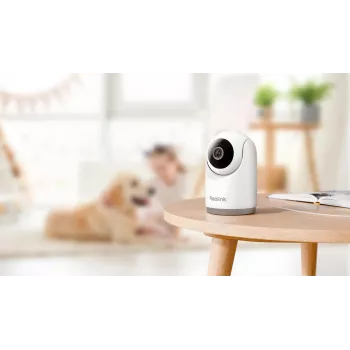 Kamera IP bezpieczeństwa Reolink E331 — Turret wewnętrzna, 2880×1616, obiektyw 4 mm, 87,5° w poziomie, Wi‑Fi, montaż sufitowy/biurkowy
