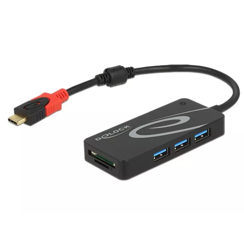 USB Hub DeLOCK USB 3.0 Type-C 3 Port