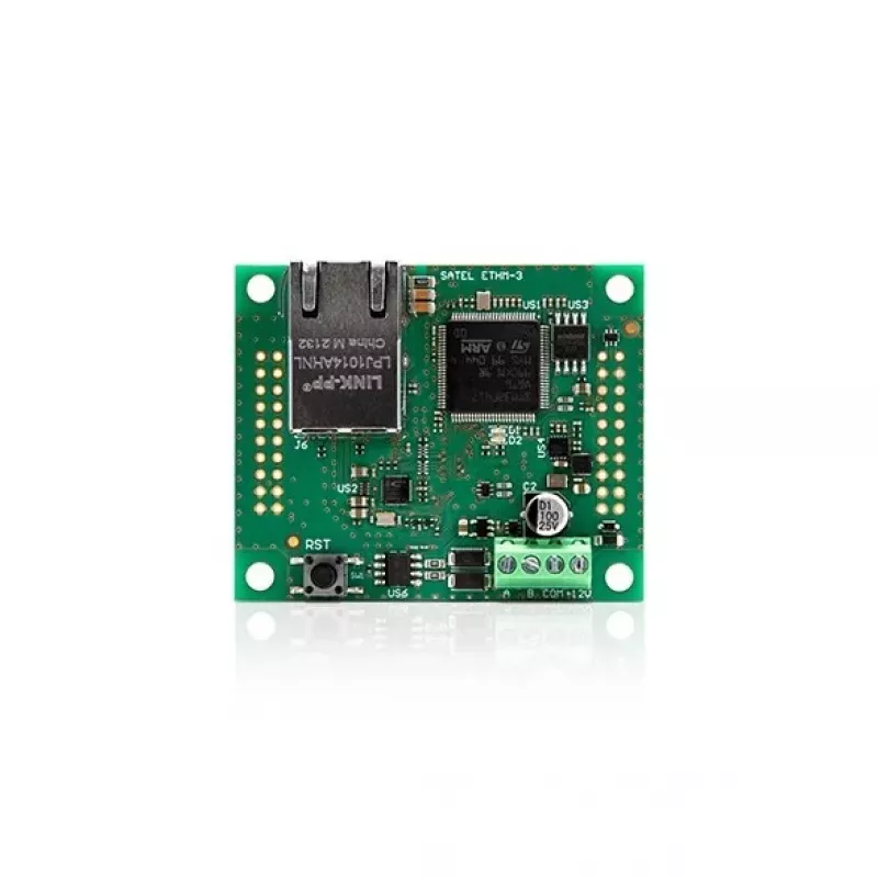 Moduł komunikacyjny Ethernet SATEL ACSP-ETH do adresowalnych central, model 38924