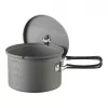 ESBIT PT1600HA naczynie turystyczne Garnek 1,6 L Aluminium, Czarny