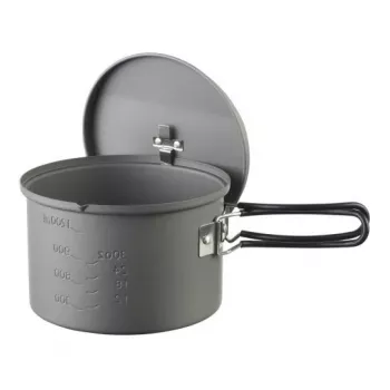 ESBIT PT1600HA naczynie turystyczne Garnek 1,6 L Aluminium, Czarny