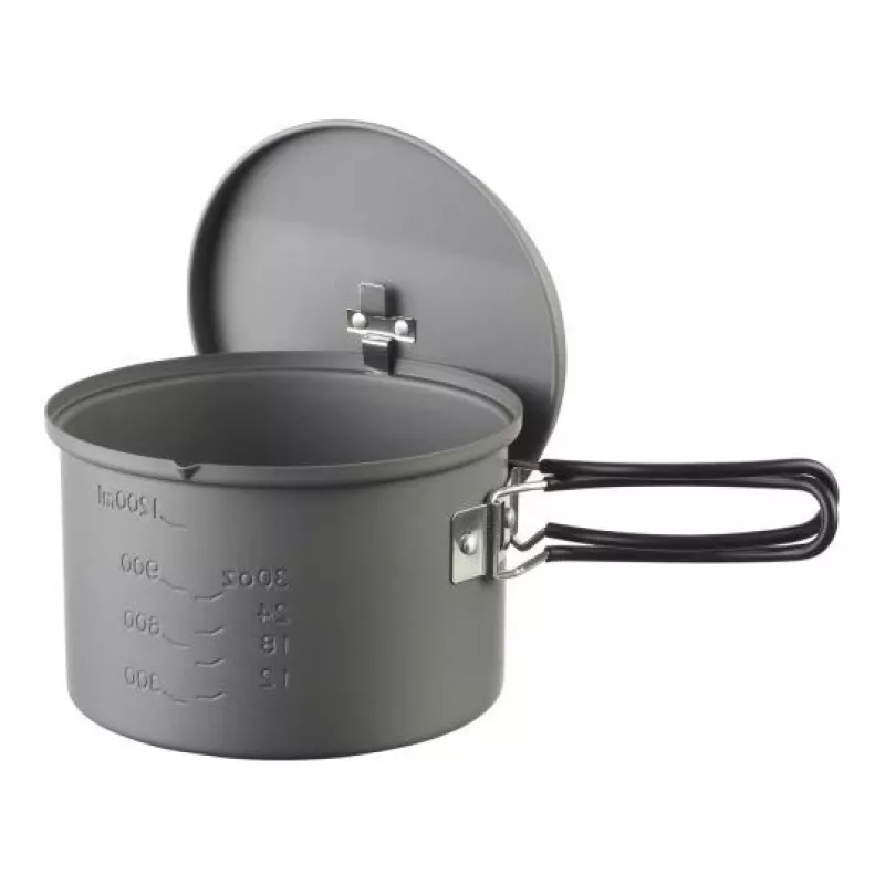 ESBIT PT1600HA naczynie turystyczne Garnek 1,6 L Aluminium, Czarny