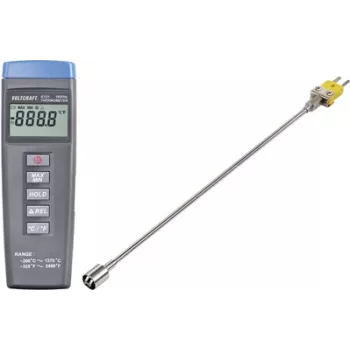 VOLTCRAFT K101 + TP 205 przyrząd do pomiaru temperatury -200 do +1370 °C Sonda typu K