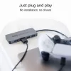 Hub USB zielony Cell HUB-GC-C4A — 4-portowy hub USB-C 3.0