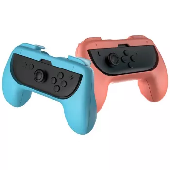 Uchwyt kontrolera Subsonic Joy-Cons comfort grip Switch i Switch 2 Różowy Turkusowy