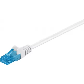 Kabel krosowy Goobay CAT 6a, U/UTP, biały, 3 m - LSZH bezhalogenowy, miedź (59827)