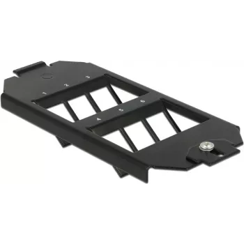 Zestaw montażowy DeLOCK 86280 czarny metalowy