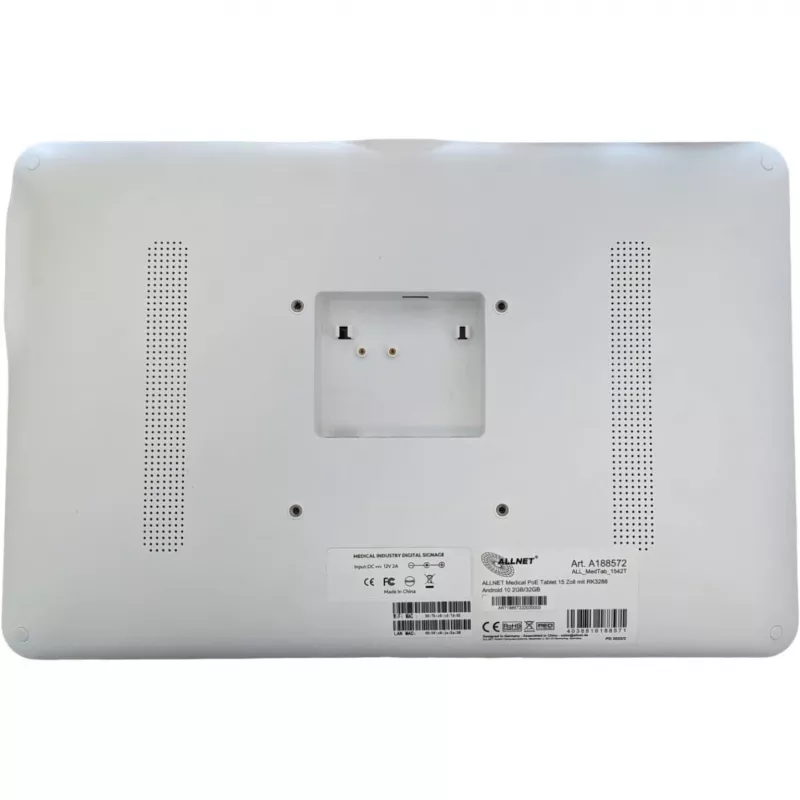 Tablet medyczny ALLNET MedTab150 15 cali RK3568 Android 11 4GB RAM 16GB pamięci