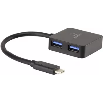 Renkforce RF-3754006 Hub interfejsu USB 3.2 Gen 1 (3.1 Gen 1) Typ-A 5000 Mbit/s Czarny (RF-3754006)