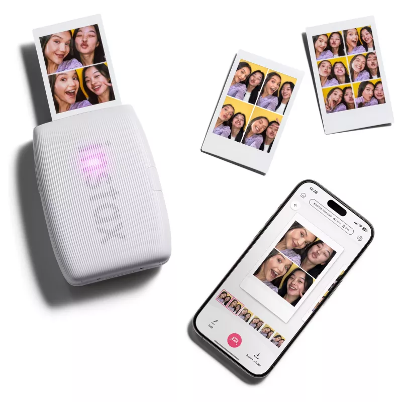 Drukarka fotograficzna Fujifilm Instax Mini Link 3 biały Bluetooth przenośna drukarka natychmiastowa do zdjęć ze smartfona