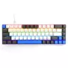 Klawiatura mechaniczna MEDIA-TECH MT1259 czerwony Core MX60, format 60%, przełączniki CHERRY MX czerwony, podświetlenie RGB, USB, wysokoprofilowe klawisze