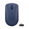 Bezprzewodowa mysz optyczna Lenovo 540 RF, oburęczna, 2400 DPI, odbiornik USB‑C 2,4 GHz, niebieska