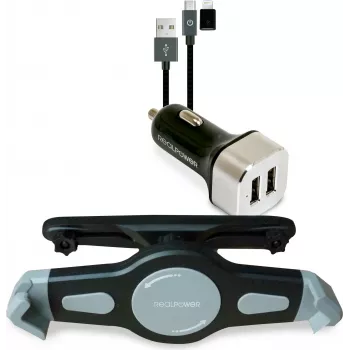 Aktywny uchwyt RealPower Tablet Car Set 168188