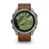 Garmin Fenix 8 3,56 cm (1,4 inch) AMOLED 51 mm cyfrowy 454 x 454 pikseli ekran dotykowy tytanowy Wi-Fi GPS (satelitarny)