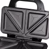Opiekacz do kanapek Adler AD 3043, 1300 W, płyty z powłoką nieprzywierającą, 2 kanapki, powierzchnia grillowa 285×152 mm, czarny