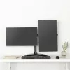 HAGOR HA FS - zestaw montażowy (uchwyt do biurka) - na 2 wyświetlacze LCD - czarny - rozmiar ekranu: 38-68 cm (15-27)