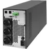Qoltec 52281 zasilacz awaryjny (UPS) Online 2 kVA 2000 W 3 gniazda wyjściowe