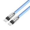 Kabel USB-C 2w1 1m niebieski