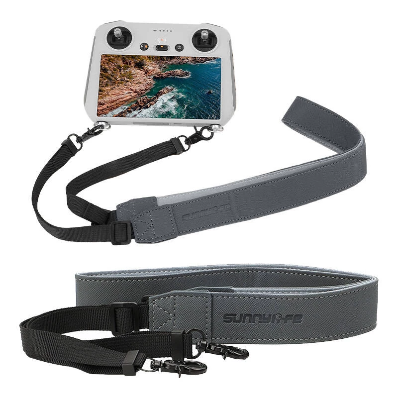 Skórzany pasek na szyję do kontrolera DJI Smart / RC PRO / RC, Sunnylife GS394 — zapasowy pasek do noszenia kontrolera