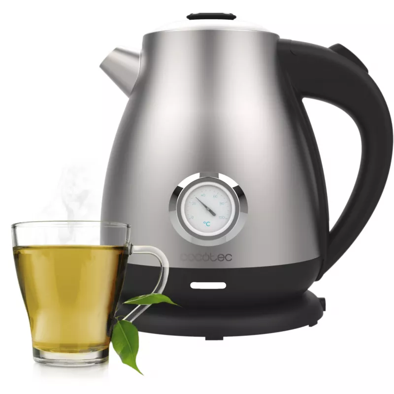 Cecotec Thermosense 620 Retro Steel Czajnik Elektryczny 1,7 L 2200 W Stal Nierdzewna