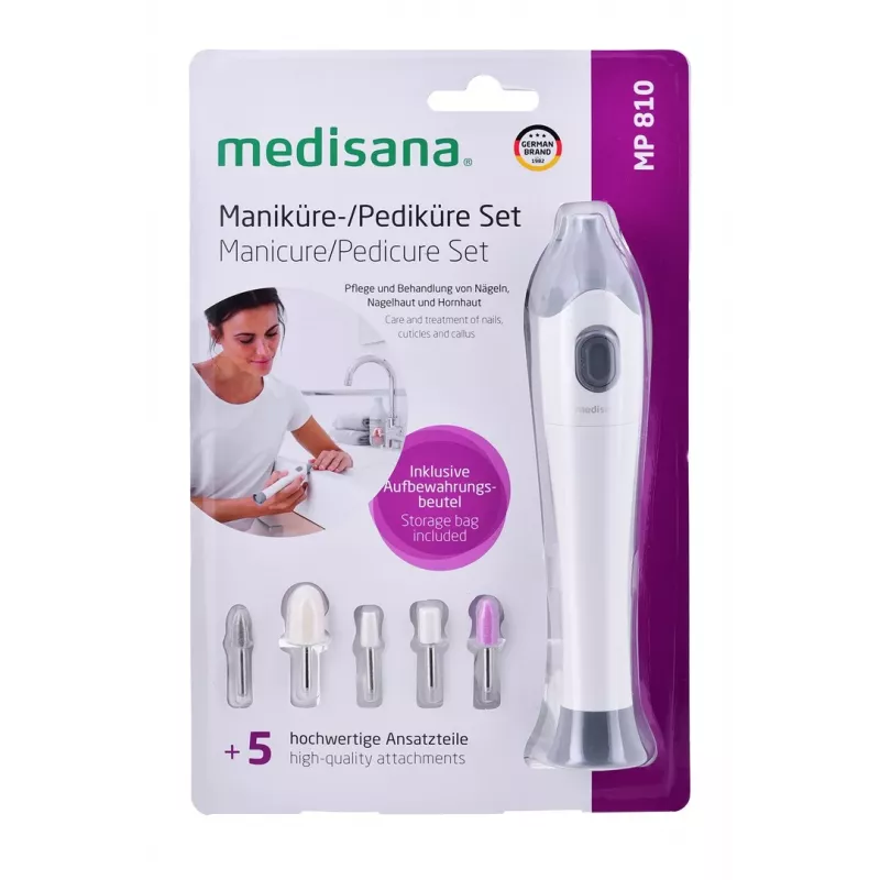 Urządzenie do manicure i pedicure Medisana MP 810, białe