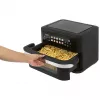 ProfiCook PC-FR 1313 H podwójna frytkownica beztłuszczowa, 10 L, 2400 W, czarno-stalowa nierdzewna