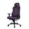 Fotel gamingowy Arozzi Vernazza SoftFabric fioletowy — ergonomiczna konstrukcja, regulowane podłokietniki i wysokość