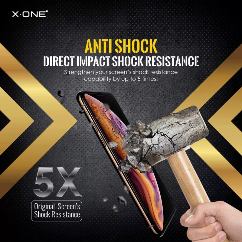 Folia ochronna Shock Eliminator X-ONE do iPhone 7 Plus — czarna