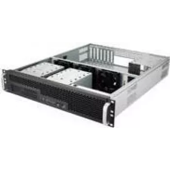 Fantec SG-290 2HE 550MM W/O PS 48,30cm (19) Servergehäuse dla den Einbau in 48,30cm (19) Industrieschränke. Robuste Konstruktion und hochwertige Verarbeitung. Geeignet zum Aufsetzen von bezpieczeństwo Server, Web Server, Online Game Server, NAS und SAN. Erweiterbar mit Teleskopschienen. (2214)