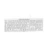 Cherry Stream klawiatura, USB, układ Pan-Nordic, jasnoszara