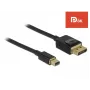 Kabel DisplayPort DeLOCK 84927 Mini DisplayPort 1 m Czarny