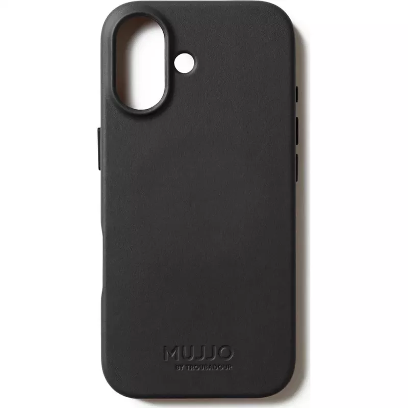 Mujjo Full Leather Case MagSafe etui do iPhone 17 Czarny
